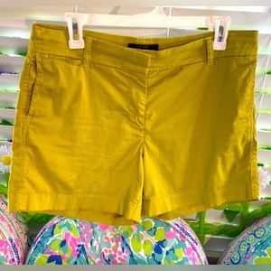 J.Crew Chartreuse Chino Shorts